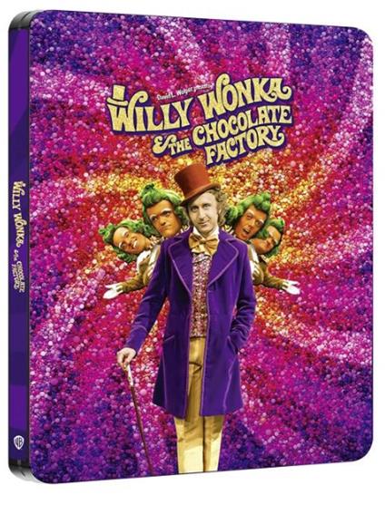 Willy Wonka e la fabbrica di cioccolato. Steelbook (Blu-ray + Blu-ray Ultra HD 4K) di Mel Stuart - Blu-ray + Blu-ray Ultra HD 4K