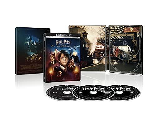 Harry Potter e la pietra filosofale. Steelbook (Blu-ray + Blu-ray Ultra HD 4K) di Chris Columbus - Blu-ray + Blu-ray Ultra HD 4K
