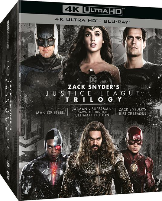 Zack Snyder's Justice League Trilogy (4K Ultra HD + Blu-ray) di Zack Snyder - Blu-ray + Blu-ray Ultra HD 4K
