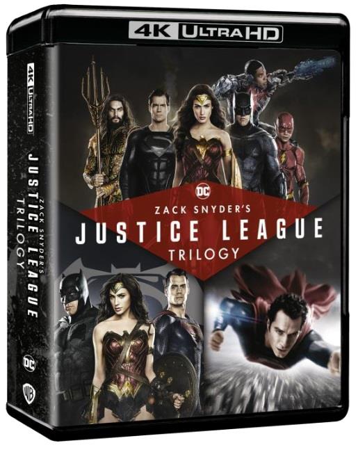Zack Snyder's Justice League Trilogy Vanilla (4 Blu-ray + 4 Blu-ray Ultra HD 4K) di Zack Snyder