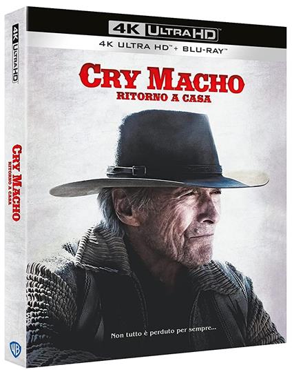 Cry Macho (Blu-ray + Blu-ray Ultra HD 4K) di Clint Eastwood - Blu-ray + Blu-ray Ultra HD 4K