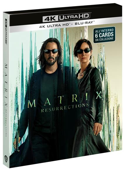 Matrix Resurrections (Blu-ray + Blu-ray Ultra HD 4K) di Lana Wachowski - Blu-ray + Blu-ray Ultra HD 4K