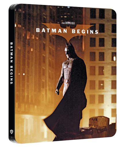Batman Begins. Steelbook (Blu-ray + Blu-ray Ultra HD 4K) di Christopher Nolan - Blu-ray + Blu-ray Ultra HD 4K
