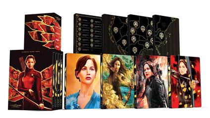 Hunger Games Steelbook Collection (4 Blu-ray + 4 Blu-ray Ultra HD 4K) di Gary Ross