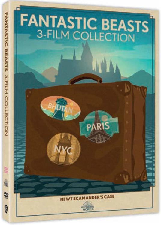 Animali fantastici 1-3. Travel Art Edition (3 DVD) di David Yates