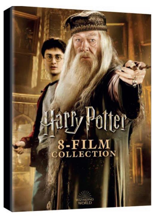 Harry Potter 1-8. Dumbledore Art Edition (8 Blu-ray Ultra HD 4K) di Chris Columbus,Alfonso Cuaron,Mike Newell,David Yates