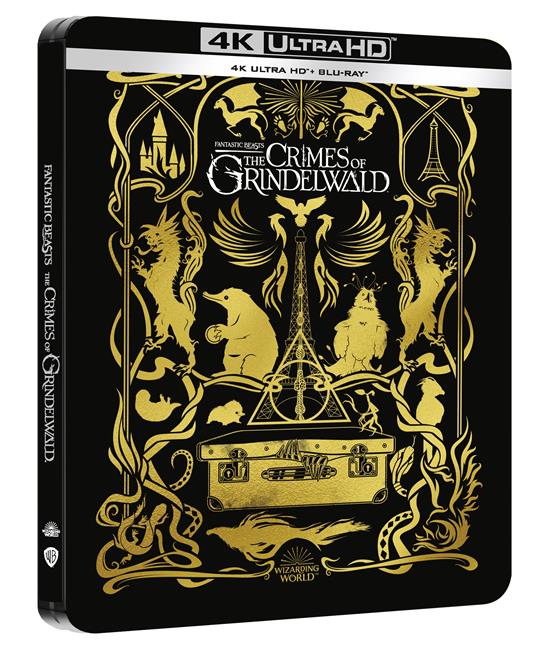 Animali fantastici e i crimini di Grindewald. Steelbook (Blu-ray + Blu-ray Ultra HD 4K) - Blu-ray + Blu-ray Ultra HD 4K