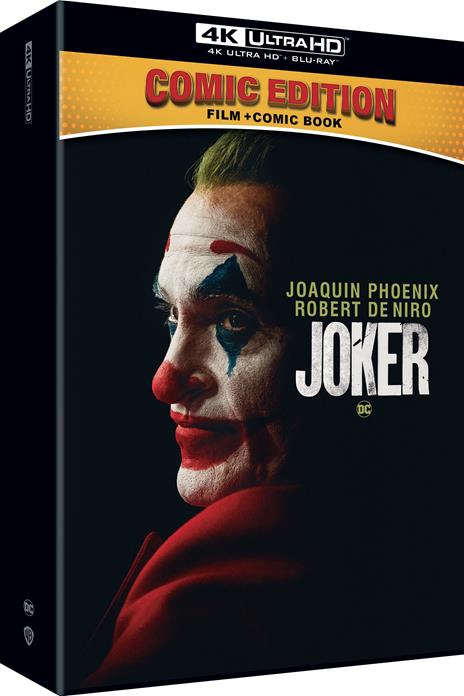 Joker. Comic Edition (Blu-ray + Blu-ray Ultra HD 4K + Comic Book) di Todd Phillips - Blu-ray + Blu-ray Ultra HD 4K