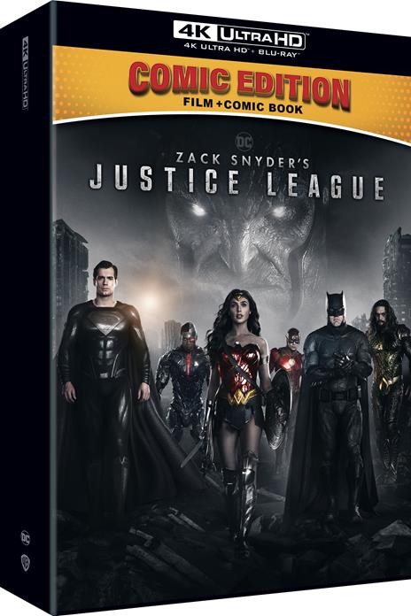 Zack Snyder's Justice League. Comic Edition (Blu-ray + Blu-ray Ultra HD 4K) di Zack Snyder - Blu-ray + Blu-ray Ultra HD 4K