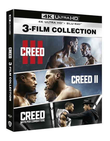 Creed 3. Film Collection (3 Blu-ray Ultra HD 4K) di Michael B Jordan,Ryan Coogler,Steve Caple Jr.