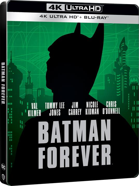 Batman Forever. Steelbook (Blu-ray + Blu-ray Ultra HD 4K) di Joel Schumacher - Blu-ray + Blu-ray Ultra HD 4K