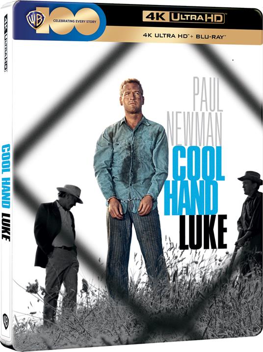 Nick mano fredda. Steelbook (Blu-ray + Blu-ray Ultra HD 4K) di Stuart Rosenberg - Blu-ray + Blu-ray Ultra HD 4K