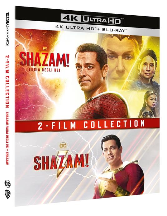 Shazam! 1-2 (Blu-ray + Blu-ray Ultra HD 4K) di David F. Sandberg