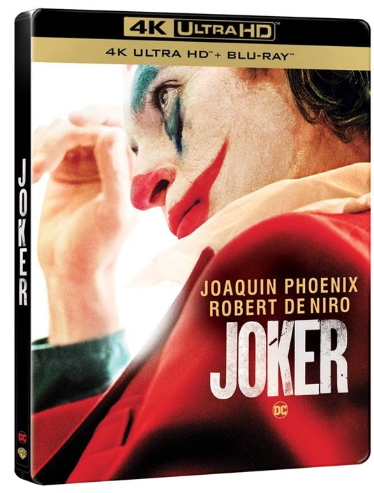 Joker. Steelbook (Blu-ray + Blu-ray Ultra HD 4K) di Todd Phillips - Blu-ray + Blu-ray Ultra HD 4K