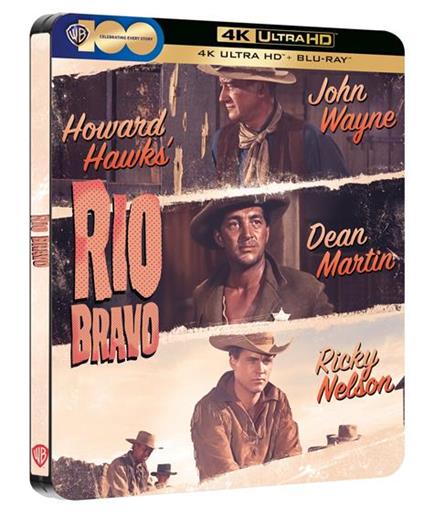 Un dollaro d'onore. Steelbook (Blu-ray + Blu-ray Ultra HD 4K) di Howard Hawks - Blu-ray + Blu-ray Ultra HD 4K