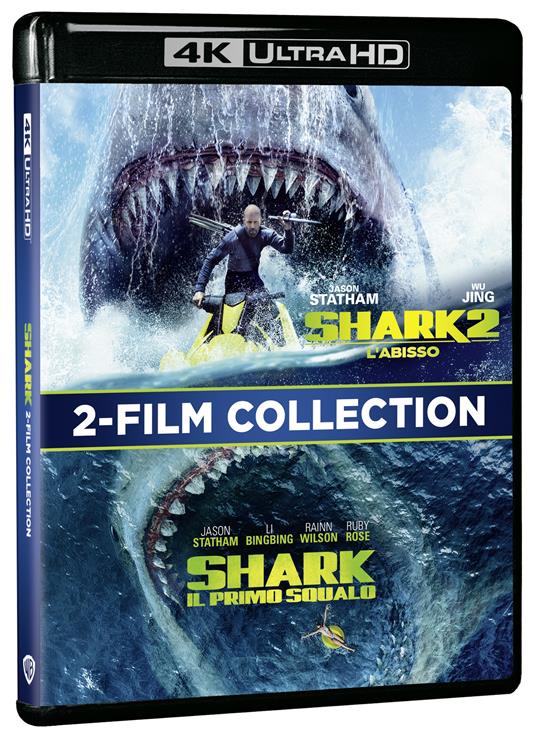 Shark 1+2 (2 Blu-ray + 2 Blu-ray Ultra HD 4K) di Jon Turteltaub,Ben Wheatley