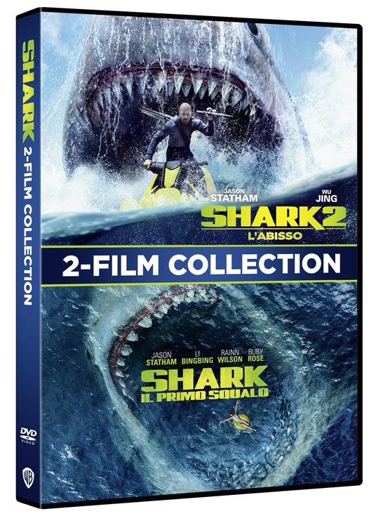 Shark 1+2 (2 DVD) di Jon Turteltaub,Ben Wheatley