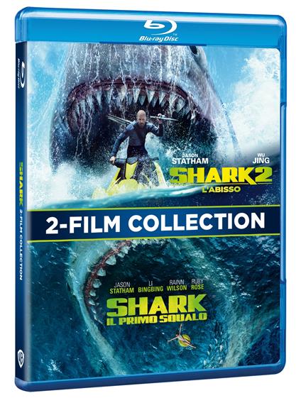 Shark 1+2 (2 Blu-ray) di Jon Turteltaub,Ben Wheatley