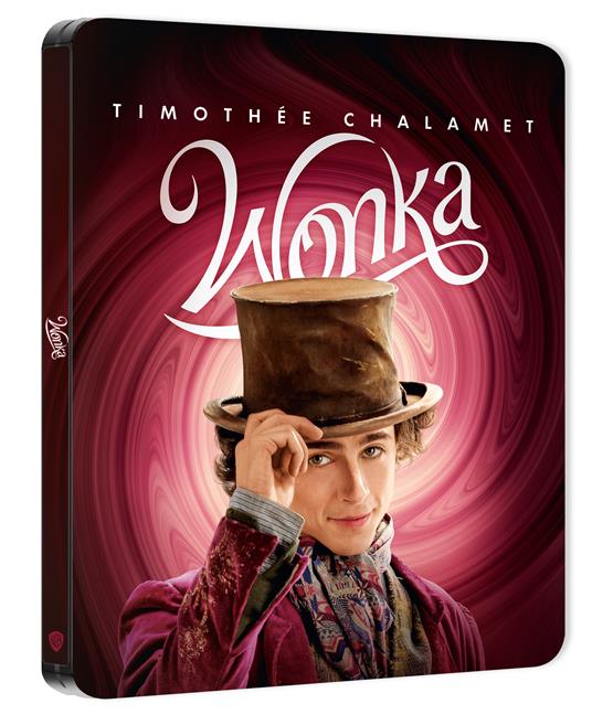 Wonka. Con Steelbook v1 (Blu-ray + Blu-ray Ultra HD 4K) di Paul King - Blu-ray + Blu-ray Ultra HD 4K