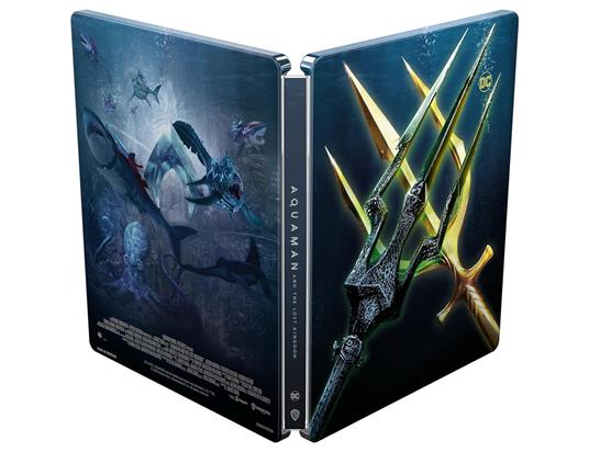 Aquaman e il regno perduto. Steelbook 3 (Blu-ray + Blu-ray Ultra HD 4K) -  Blu-ray + Blu-ray Ultra HD 4K - Film di James Wan Fantastico