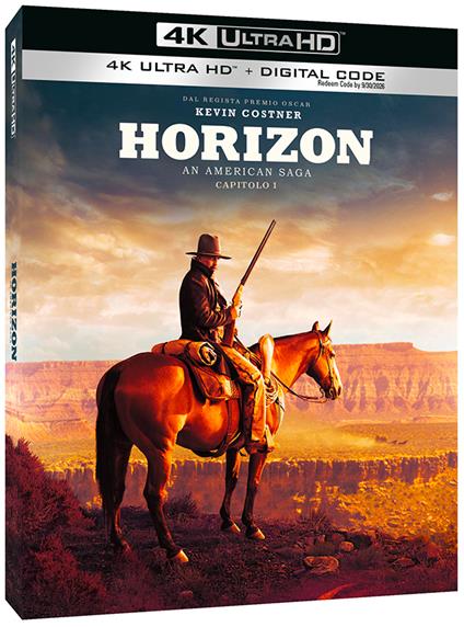 Horizon. An American Saga capitolo1 (Blu-ray + Blu-ray Ultra HD 4K) di Kevin Costner - Blu-ray + Blu-ray Ultra HD 4K
