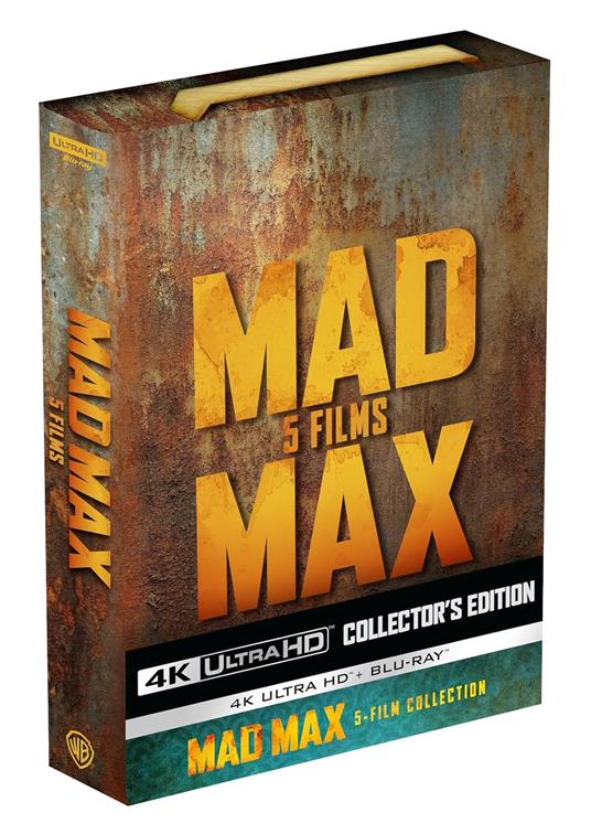Mad Max. 5 Film Tank Collection (2 Blu-ray + 6 Blu-ray Ultra HD 4K) di George Miller