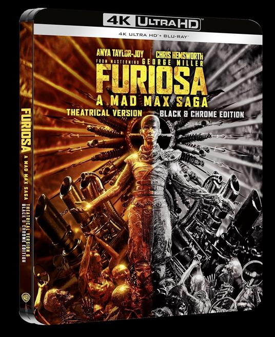 Furiosa. A Mad Max Saga. B&C Color Steelbook (Blu-ray Ultra HD 4K) di George Miller - Blu-ray Ultra HD 4K