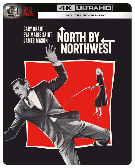 Intrigo internazionale. Steelbook (Blu-ray + Blu-ray Ultra HD 4K) di Alfred Hitchcock - Blu-ray + Blu-ray Ultra HD 4K - 2