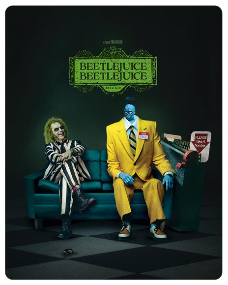 Beetlejuice Beetlejuice Steelbook 2 (Blu-ray + Blu-ray Ultra HD 4K) di Tim Burton - Blu-ray + Blu-ray Ultra HD 4K - 4