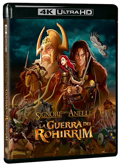 Il signore degli anelli. La guerra dei Rohirrim (Blu-ray + Blu-ray Ultra HD 4K) di Kenji Kamiyama - Blu-ray + Blu-ray Ultra HD 4K