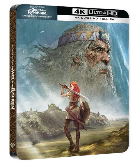 Il signore degli anelli. La guerra dei Rohirrim. Steelbook (Blu-ray + Blu-ray Ultra HD 4K) di Kenji Kamiyama - Blu-ray + Blu-ray Ultra HD 4K