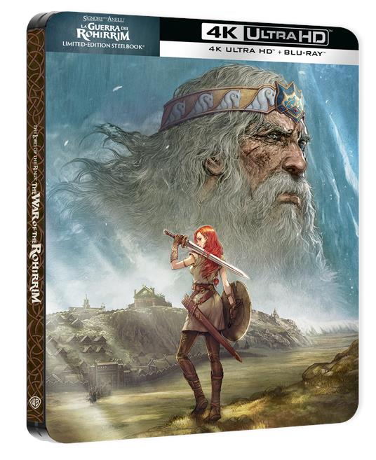 Il signore degli anelli. La guerra dei Rohirrim. Steelbook (Blu-ray + Blu-ray Ultra HD 4K) di Kenji Kamiyama - Blu-ray + Blu-ray Ultra HD 4K