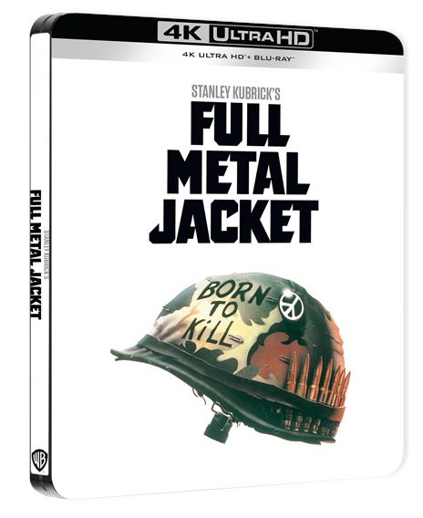 Full Metal Jacket. Steelbook (Blu-ray + Blu-ray Ultra HD 4K) di Stanley Kubrick - Blu-ray + Blu-ray Ultra HD 4K