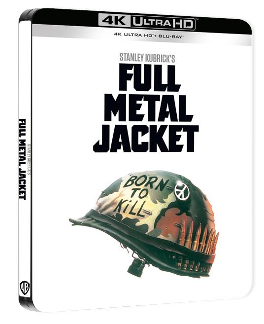 Full Metal Jacket. Steelbook (Blu-ray + Blu-ray Ultra HD 4K) di Stanley Kubrick - Blu-ray + Blu-ray Ultra HD 4K