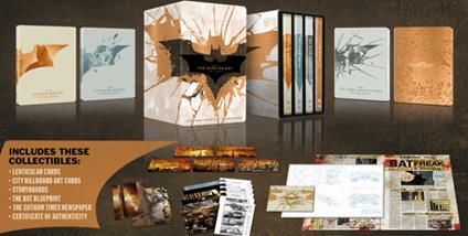 The Dark Knight Trilogy Steelbook Collection (3 4K Ultra HD + 6 Blu-ray) di Christopher Nolan