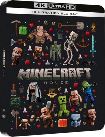 Minecraft. Steelbook 1 Collectors (Blu-ray + Blu-ray Ultra HD 4K) di Jared Hess - Blu-ray + Blu-ray Ultra HD 4K