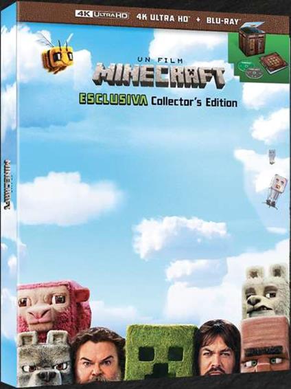 Un Film Minecraft - Cube (4K Ultra HD + Blu-ray) di Jared Hess - Blu-ray + Blu-ray Ultra HD 4K