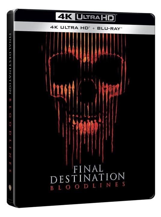Final Destination Bloodlines. Steelbook 2 Bus Shelter Skull (Blu-ray + Blu-ray Ultra HD 4K) di Zach Lipovsky,Adam Stein - Blu-ray + Blu-ray Ultra HD 4K