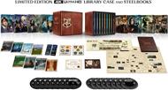 Harry Potter 25th Anniversary Library Case 9 Steelbook (8 4K Ultra HD + 8 Blu-ray)