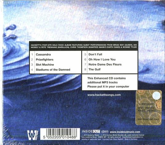Feedback '86 - CD Audio di Steve Hackett - 2