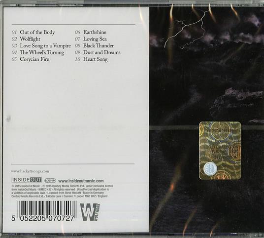 Wolflight - CD Audio di Steve Hackett - 2