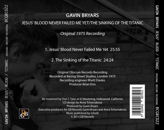 Jesus' Blood Never Failed - CD Audio di Gavin Bryars - 2