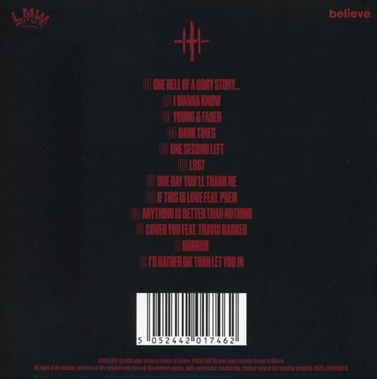 Id Rather Die Than Let You In - CD Audio di Hunna