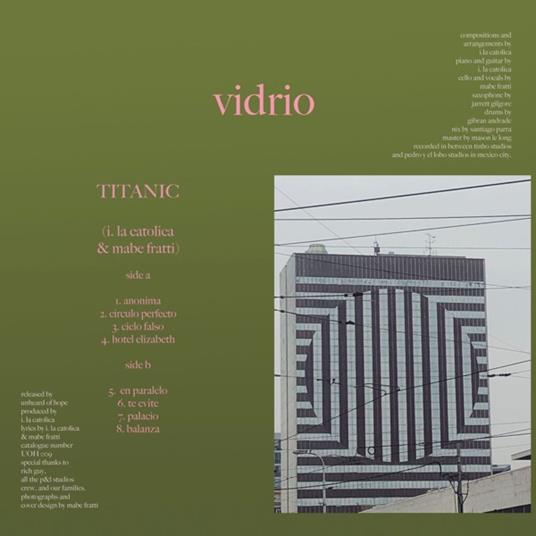 Vidrio - Vinile LP di Titanic