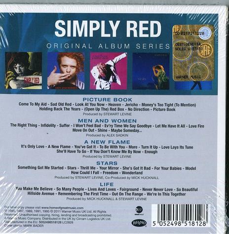Original Album Series - CD Audio di Simply Red - 2