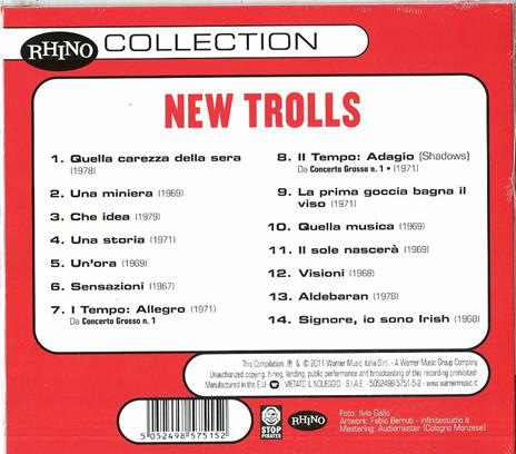 Rhino Collection (Digipack) - CD Audio di New Trolls - 2