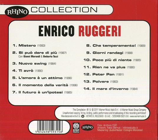Collection - CD Audio di Enrico Ruggeri - 2