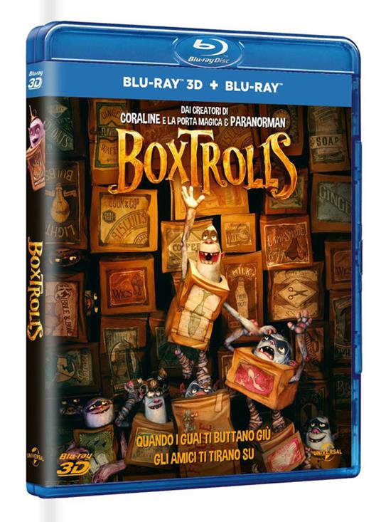 Boxtrolls. Le scatole magiche 3D (Blu-ray + Blu-ray 3D) di Graham Annable,Anthony Stacchi