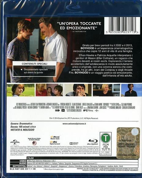 Boyhood di Richard Linklater - Blu-ray - 2