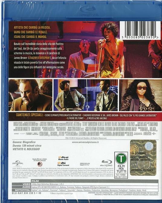 Get on Up di Tate Taylor - Blu-ray - 2